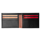 Champs Leather RFID Slim Wallet - Black-Cash compartment to store all your cash and receipts