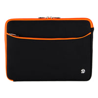 Vangoddy 15.6" Neoprene Laptop Sleeve - Orange-Fits up to laptop 15.6"