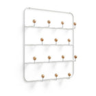 Umbra Estique Over-The-Door/ Wall Mount Organizer-Dimensions: Wall mount: 14.25 x 2.25 x 14.25"; over-the-door: 23.75 x 4.25 x 14.25"