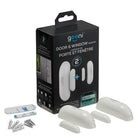 Geeni Smart Wi-Fi Door and Window Sensor - White - 2 Pack-Easily install with included adhesive or screws