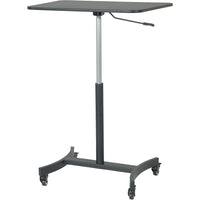 Victor Mobile Adjustable Standing Desk (DC500)-Sit or stand with the adjustable desk height of 29 to 44 inches