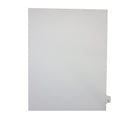 Mark Maker Legal Exhibit Index Tab White Single Tabs, 1/26th Cut, Letter Size, No Holes, Letter Y, 25 Pack-White Single Tabs, 1/26th Cut