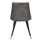 FurnitureR Brown Dining Chair, Set of 2, Charlton Vintage A-9