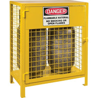 Kleton Gas Cylinder Cabinets, Liquid Propane (35-lb), 30"W. x 17"D. x 37"H., 2 cyl.-Heavy-duty construction