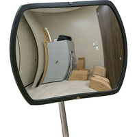 Zenith Safety Roundtangular Convex Mirror, 20", Indoor-Height: 20"