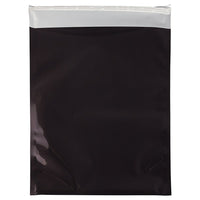 JAM Paper Foil Envelopes with Self Adhesive Closure, 10 x 13 Open End, Black, 25 Pack (1323319)-Black