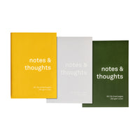 Gry Mattr Soft Cover Notebooks - Assorted Colours - 3 Pack-Soft Cover, assorted colours