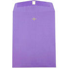 JAM Paper - Enveloppes ouvertes en papier avec fermeture à attache parisienne, 9 x 12 po, violet, 100 par boîte-Violet