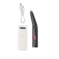 Derwent USB Rechargeable Eraser - Black-USB rechargeable eraser comes with a built-in 500mAh lithium-ion battery which is recharged by USB for convenience and long lasting charge
