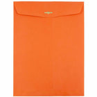  JAM Paper - Enveloppes Colourées pour catalogue à extrémité ouverte - 10 x 13 - avec fermeture à fermoir - orange recyclé - paquet de 50-Taille: 10 x 13 pouces