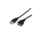 StarTech 10' Black USB 2.0 Extension Cable A to A - M/F-USB 2.0 - 480 Mbit/s
