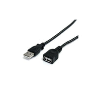 StarTech 10' Black USB 2.0 Extension Cable A to A - M/F-USB 2.0 - 480 Mbit/s