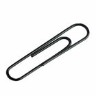JAM Paper Colored Jumbo 2" Paper Clips - Black - 3 Packs of 75-These colorful paperclips are great for organizing papers at home, school, or the office