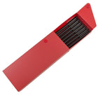 JAM Paper Sliding Plastic Pencil Case - Red - 10 Pack (2166513299g)-Snap closure