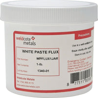 Weldcote Metals White Paste Brazing Flux - 12 Pack-Size: 1/4 lb.