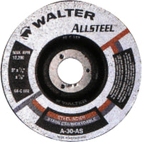 Walter Surface Technologies Allsteel Xtra Depressed Centre Grinding Wheel - 36 Pack-Arbor Size 7/8"