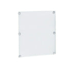 Azar Displays – Porte-affiche en acrylique de 22 x 17 po avec ventouses, transparent, 2/paquet (106628)-Pour obtenir de meilleurs résultats, appliquer sur une apparence propre et non poreuse
