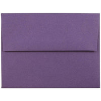 JAM Paper A2 Invitation Envelopes, 4.38 x 5.75, Dark Purple, 100 Pack (563912506g)-Dark purple