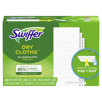 Swiffer - Sweeper Recharges de coussins secs multi-surfaces pour balai Dusters - non parfumes - Paquet de 48-Balayage