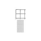 Wamaco 2' x 4' Grid Panel, Chrome, 2 Pack-Perfect solution for storefront, tradeshow and multipurpose displays