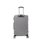 TOSCANO RIGOROSO 30" Hardside Large Luggage - Titanium Silver-ABS Hardshell