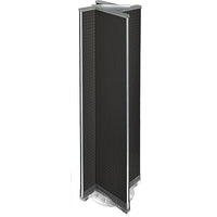 Azar Displays Pegboard Display Pinwheel Spinner, 13.5" x 60", Black (700460-BLK)-Black acrylic
