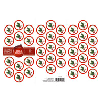 Geographics Holly & Ivy Seals - 1.25" - 40 Pack-Holiday Assorted Adhesive Seals