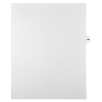 Mark Maker Legal Tabs - Letter Size - White - 1/15th cut - 25 tabs per package - 5 packages Pack - Number 156-White Single Tabs