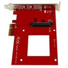 StarTech U.2 to PCIe Adapter for 2.5" U.2 NVMe SSD, SFF-8639, x4 PCI Express 3.0 (PEX4SFF8639)-Compatible with x4 PCIe 3.0 motherboards, and backward compatible with PCIe 2.0 and PCIe 1.0