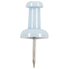 JAM Paper Push Pins, Baby Blue Pushpins, 3 Packs of 100, 300 Total (222419047g)-Everything that you can hang on a board looks better with coloured pushpins