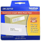 Brother Continuous Length Paper Tape - Black on White (DK2210)-29 mm