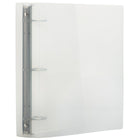 JAM Paper Plastic 3 Ring Binder, 2 Inch, Clear, 3 Pack (820T2clg)-Finish: smooth