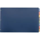Cardinal - Intercalaires en poly, 11 x 17 - 8 onglets - paq./1 - multicolore-Encarts d'onglets compris