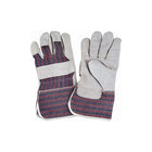 Zenith Safety Fitters Gloves - Large - Split Cowhide Palm - Cotton Inner Lining - 36 Pack-Cuff Material: Starched