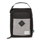 TRAILBLAZER Recycled Lunch Bag - Black/Grey-Insulated Lunch Bag