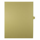Mark Maker Legal Exhibit Index Tab Buff Single Tabs, 1/15th Cut, Letter Size, No Holes, Number 37, 25 Pack-Buff Single Tabs, 1/15th Cut