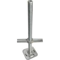 Metaltech Scaffolding Accessories - Adjustable Jack Screw, Adjustable Jack Screw, 24" W x 24" H - 2 Pack-Component Type Adjustable Jack Screw