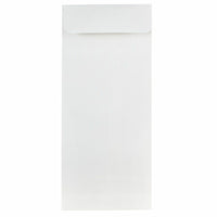 JAM Paper #10 Policy Business Strathmore Envelopes - 4.125" x 9.5" - Bright White Wove - 25 Pack-Colour: Bright White