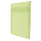 JAM Paper 6.5 x 6.5 Square Envelopes, Leaf Green Translucent Vellum, 100 Pack (1592115g)-Size: 6-1/2" x 6-1/2"