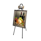 Futech Floor Standing Adjustable Easel-Size: Easel Size: 19.25"W x 53"H x 29”D