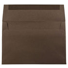 JAM Paper A8 Invitation Envelopes, 5.5 x 8.125, Chocolate Brown Recycled, 100 Pack (233712g)-Size: A8 (5 1/2" x 8 1/8")