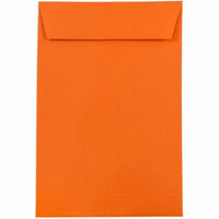 JAM Paper 6" x 9" Open End Catalog Coloured Envelopes - Orange Recycled - 50 Pack-Colour: Orange Recycled