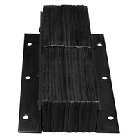Iron Guard Safety Laminated Rubber Dock Bumpers, 11" x 24" x 6" (LVB624-11)-Material: Rubber