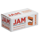 JAM Paper - Ensemble de travail et de bureau, agrafeuse et dévidoir à ruban, orange (3378OR)-Ces accessoires de bureau sont un excellent moyen de coordonner les couleurs de votre bureau ou d’égayer un nouveau bureau! (Agrafes de couleur NON incluses, mais offertes!)