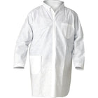 Kimberly-Clark Professional, Kleenguard A20 Lab Coats, Sms, White, Large - 10 Pack-Colour: White