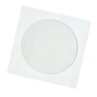 Staples White CD/DVD Envelopes - 4-7/8" x 5" - 100 Pack-Open end with no adhesive closure