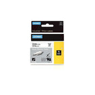 Dymo Rhino Industrial Heat Shrink Cable Labels, 1/2" x 5', White-For high-end cable identification