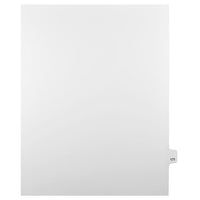 Mark Maker – Onglets séparateurs juridiques blancs, 1/25 onglets, format lettre, sans trous, numéro 171, 25/paquet-Onglets séparateurs blancs, 1/25 onglets