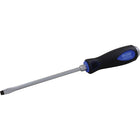 Gray Tools Slotted Hex Shank, Comfort Grip Screwdriver, 8" Blade Length, .08 X 25/64" Tip-Blade length (inches): 8"