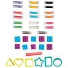 Play-Doh Numbers and Shapes-17 Easy-to-use cutters and stampers are fun for little hands! Perfect classroom toys for shape and number activities